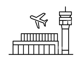 A comprehensive airport database containing heliports and more