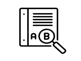 A dictionary and thesaurus - the two books for reference